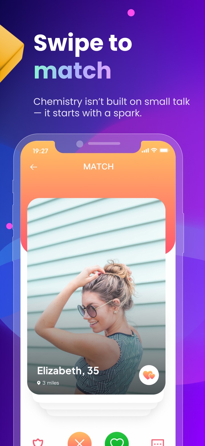 Swipe to match: a member card